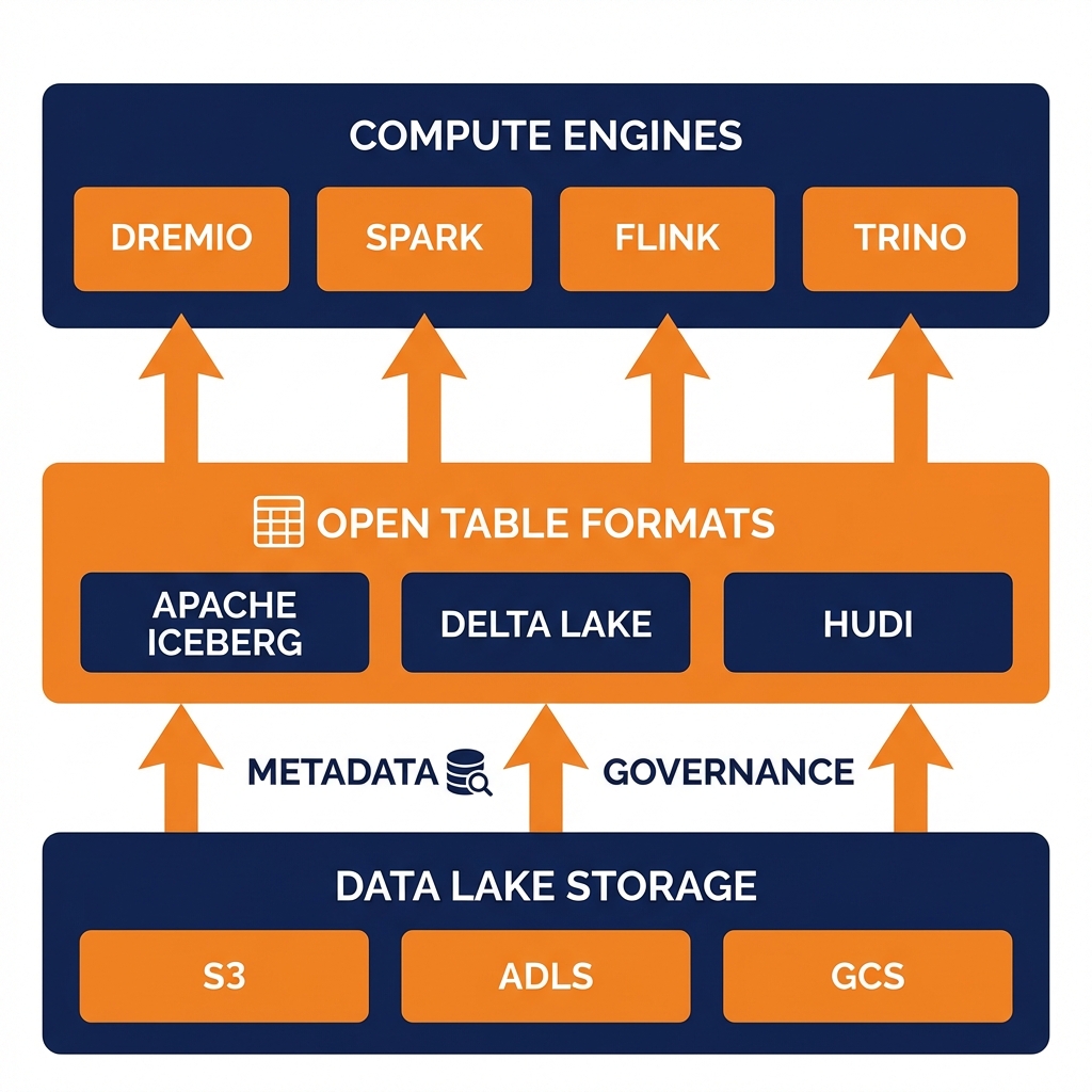 Data Lakehouse Architecture Diagram